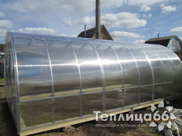 Теплица Рада 3М из поликарбоната, ширина 3 м